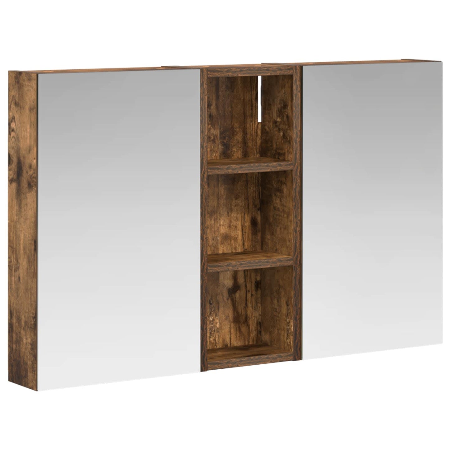 Fürdőszobai Szekrény Szett 3 db 80 x 10,5 x 50 cm Szerelt fa