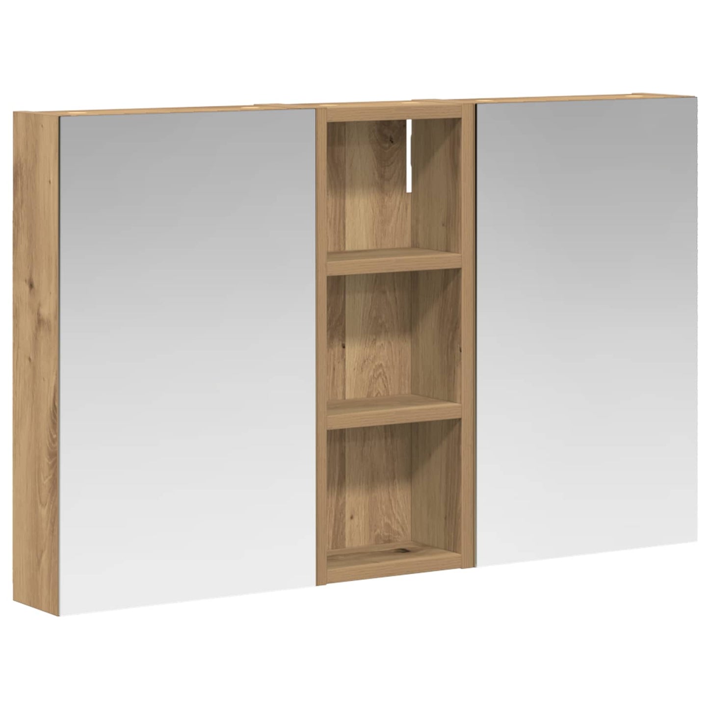 Fürdőszobai Szekrény Szett 3 db 80 x 10,5 x 50 cm Szerelt fa