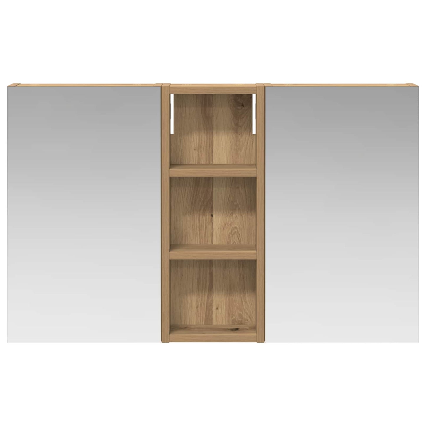Fürdőszobai Szekrény Szett 3 db 80 x 10,5 x 50 cm Szerelt fa