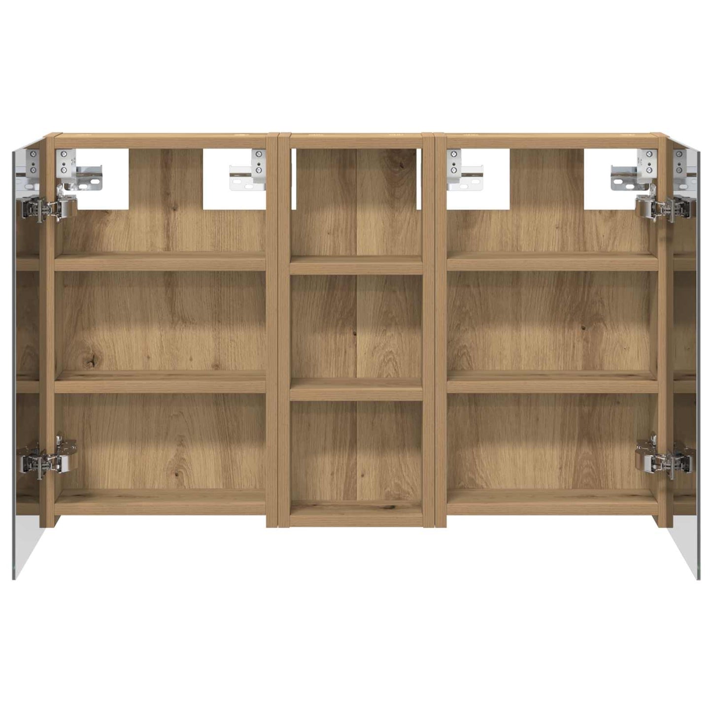 Fürdőszobai Szekrény Szett 3 db 80 x 10,5 x 50 cm Szerelt fa