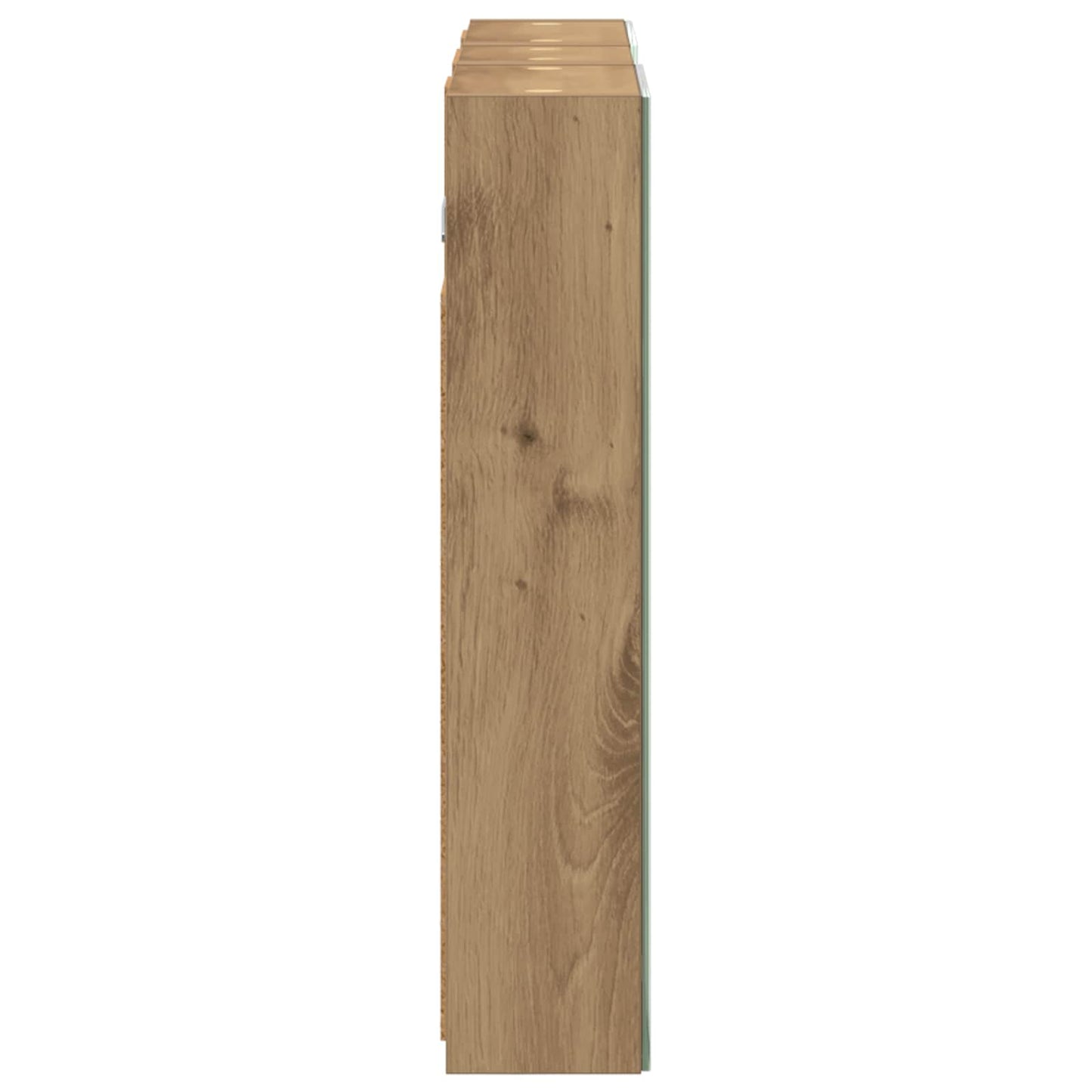 Fürdőszobai Szekrény Szett 3 db 80 x 10,5 x 50 cm Szerelt fa