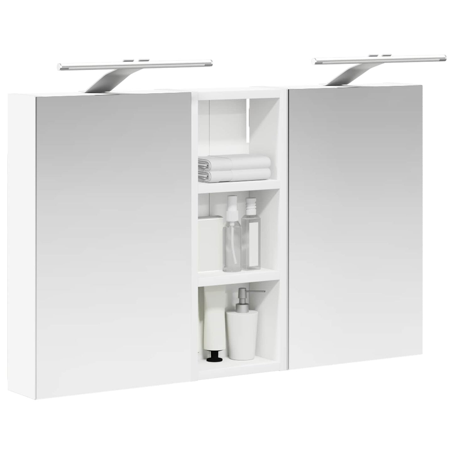 Fürdőszobai Szekrény Szett 3 db 80 x 10,5 x 50 cm Szerelt fa