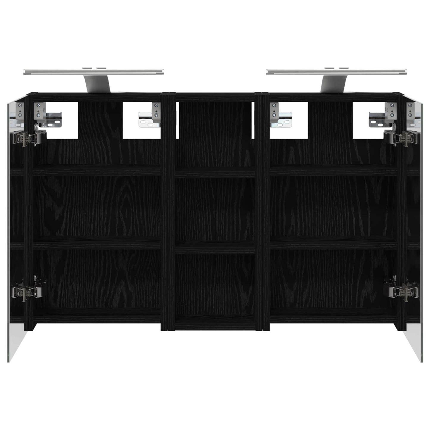 Fürdőszobai Szekrény Szett 3 db 80 x 10,5 x 50 cm Szerelt fa