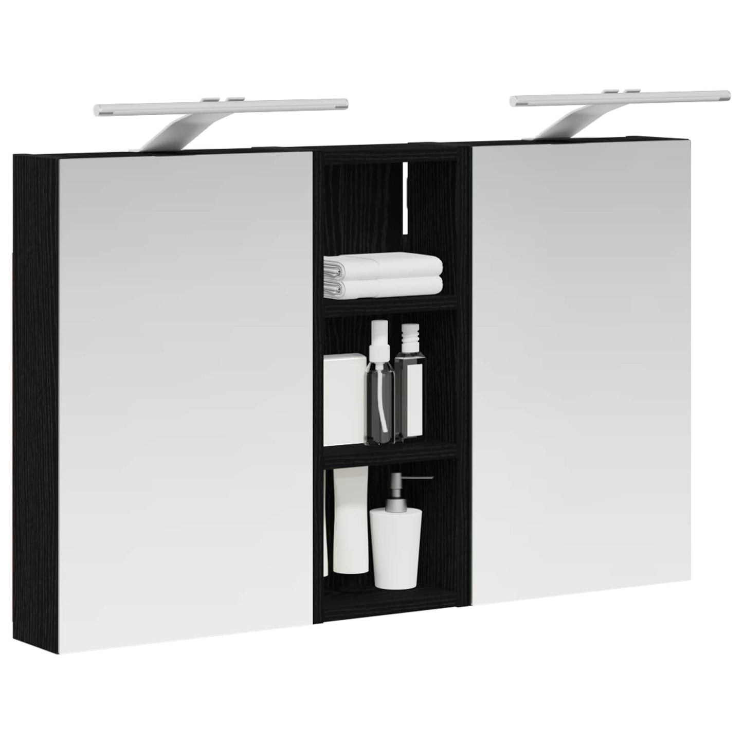 Fürdőszobai Szekrény Szett 3 db 80 x 10,5 x 50 cm Szerelt fa