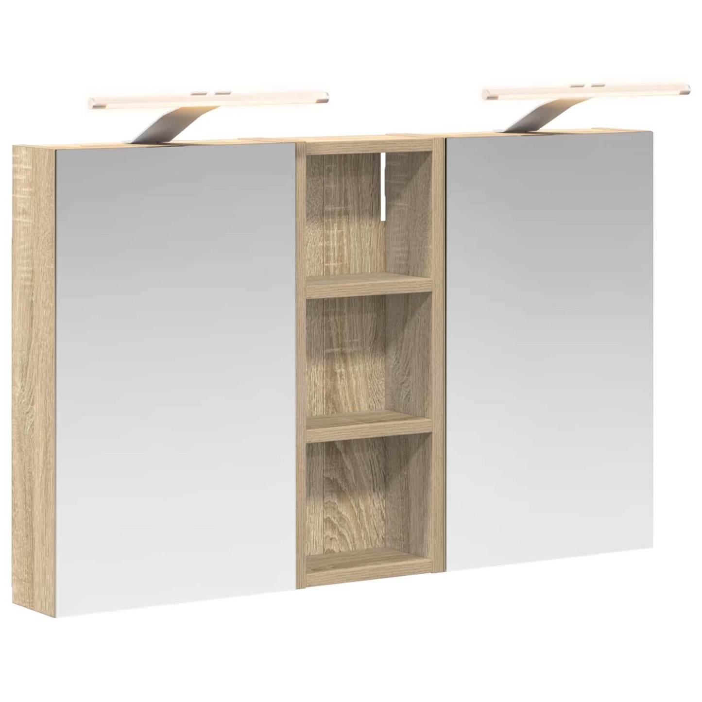 Fürdőszobai Szekrény Szett 3 db 80 x 10,5 x 50 cm Szerelt fa