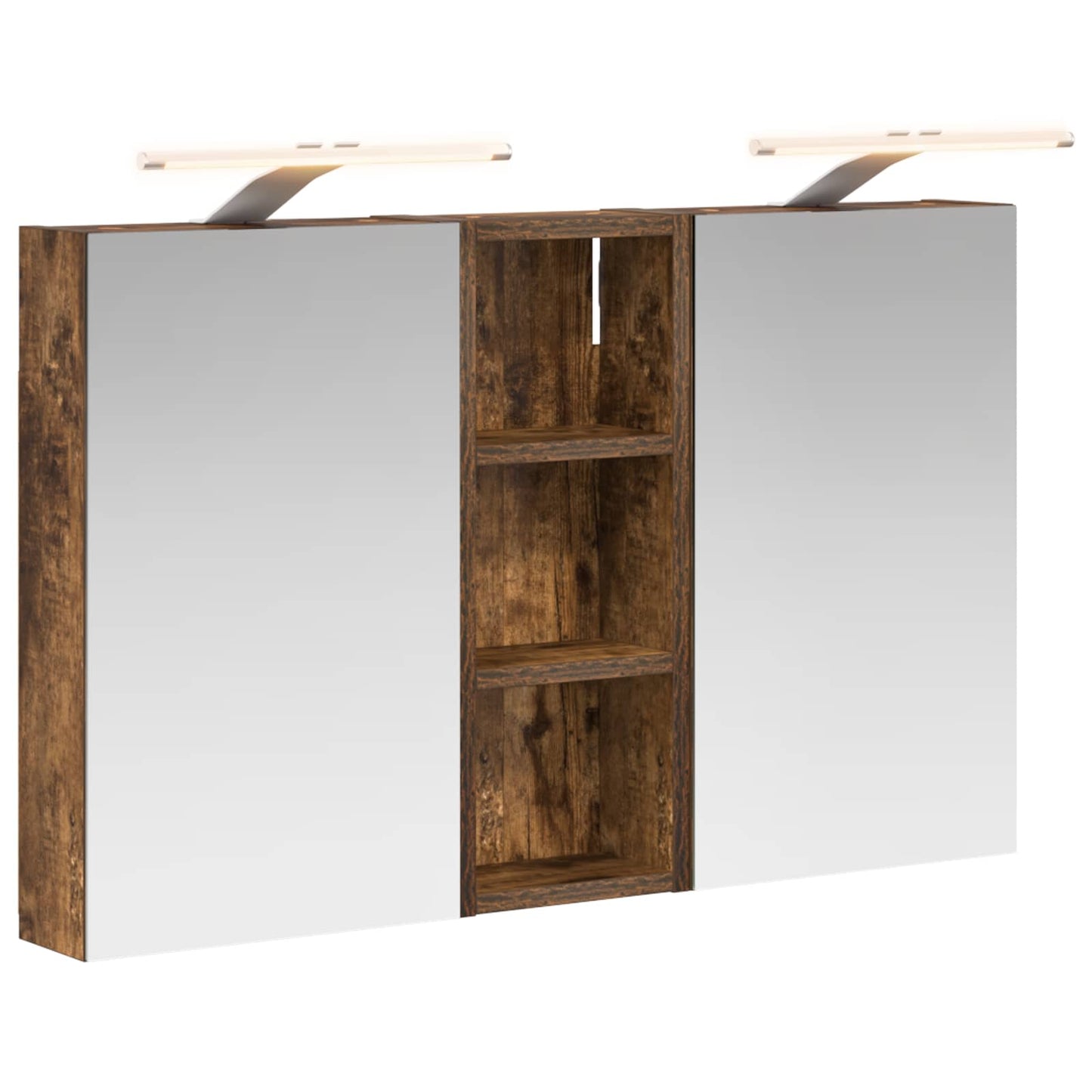 Fürdőszobai Szekrény Szett 3 db 80 x 10,5 x 50 cm Szerelt fa