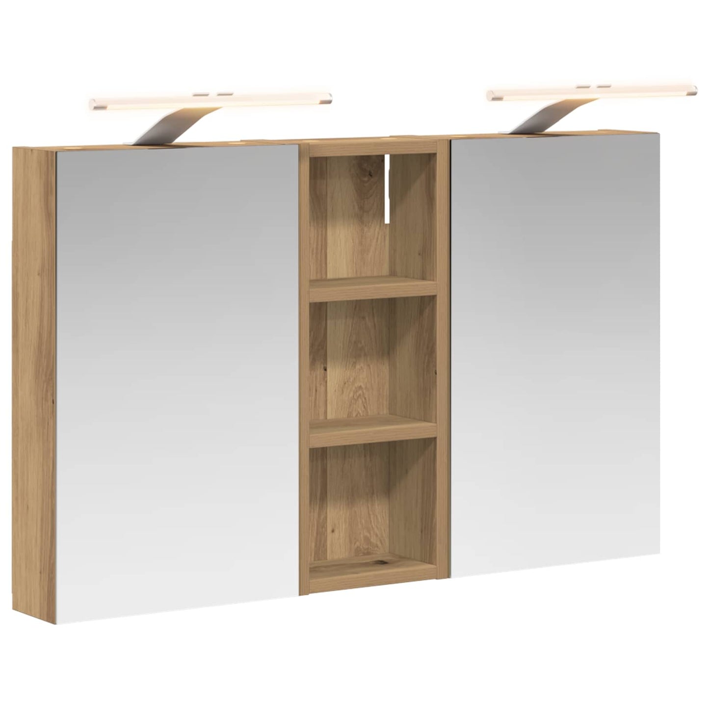 Fürdőszobai Szekrény Szett 3 db 80 x 10,5 x 50 cm Szerelt fa