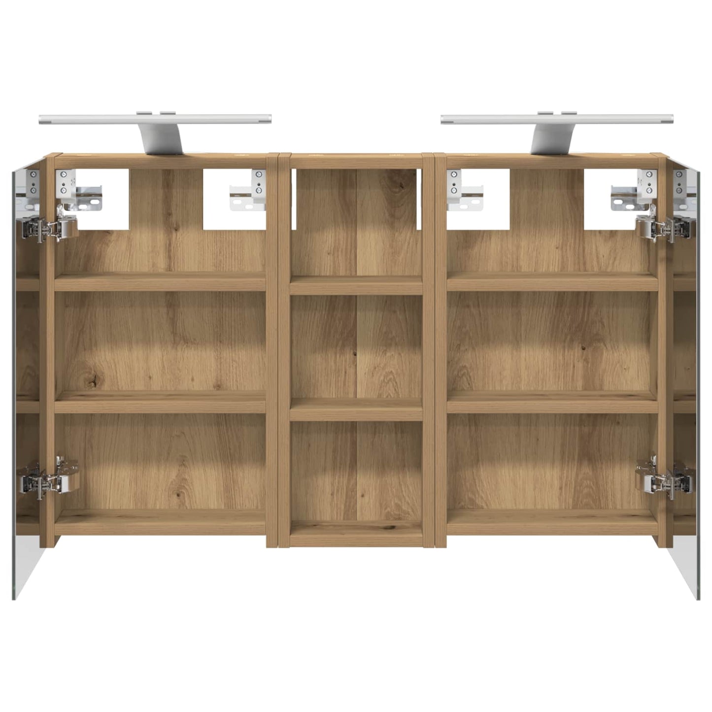 Fürdőszobai Szekrény Szett 3 db 80 x 10,5 x 50 cm Szerelt fa