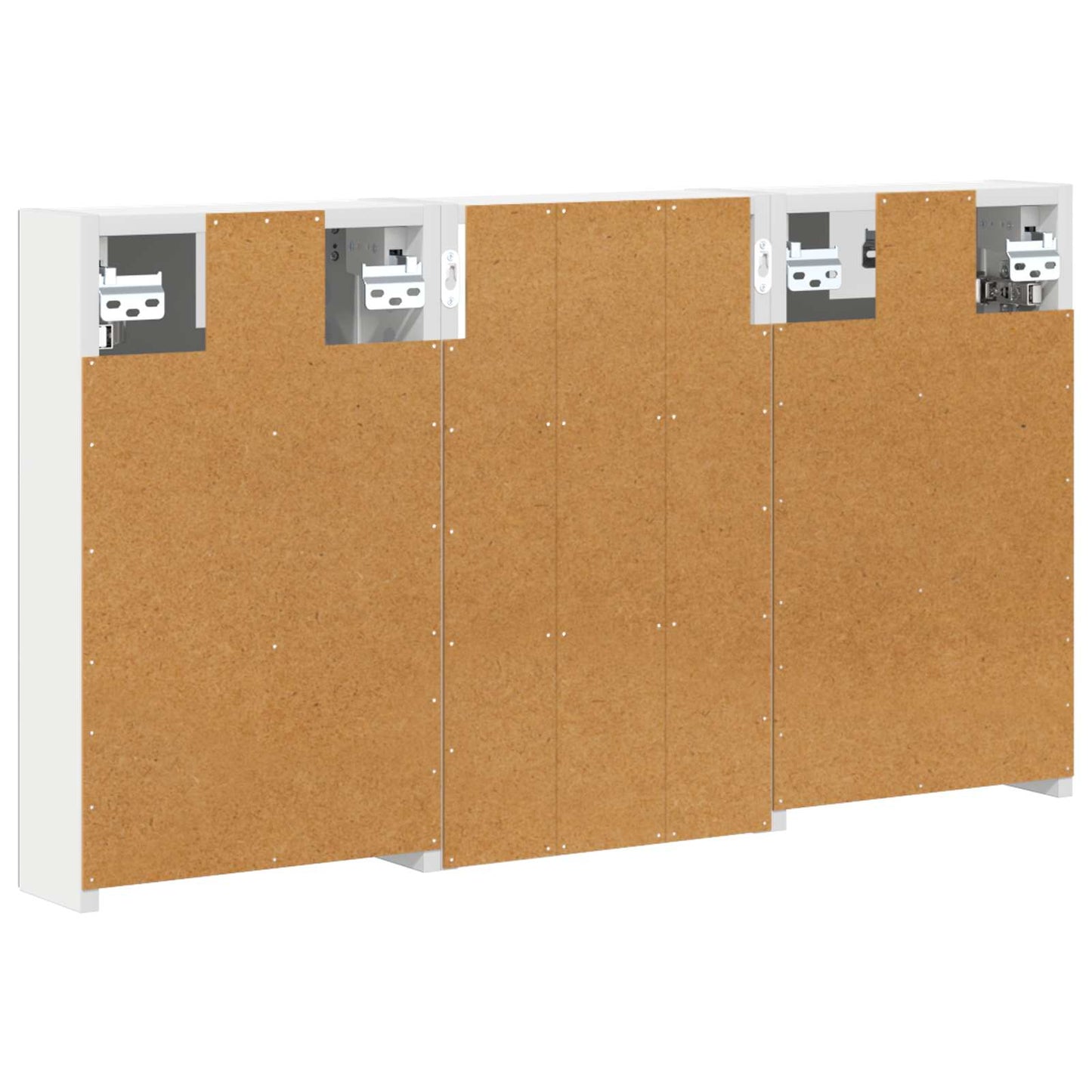 Fürdőszobai Szekrény Szett 3 db 90 x 10,5 x 50 cm Szerelt fa