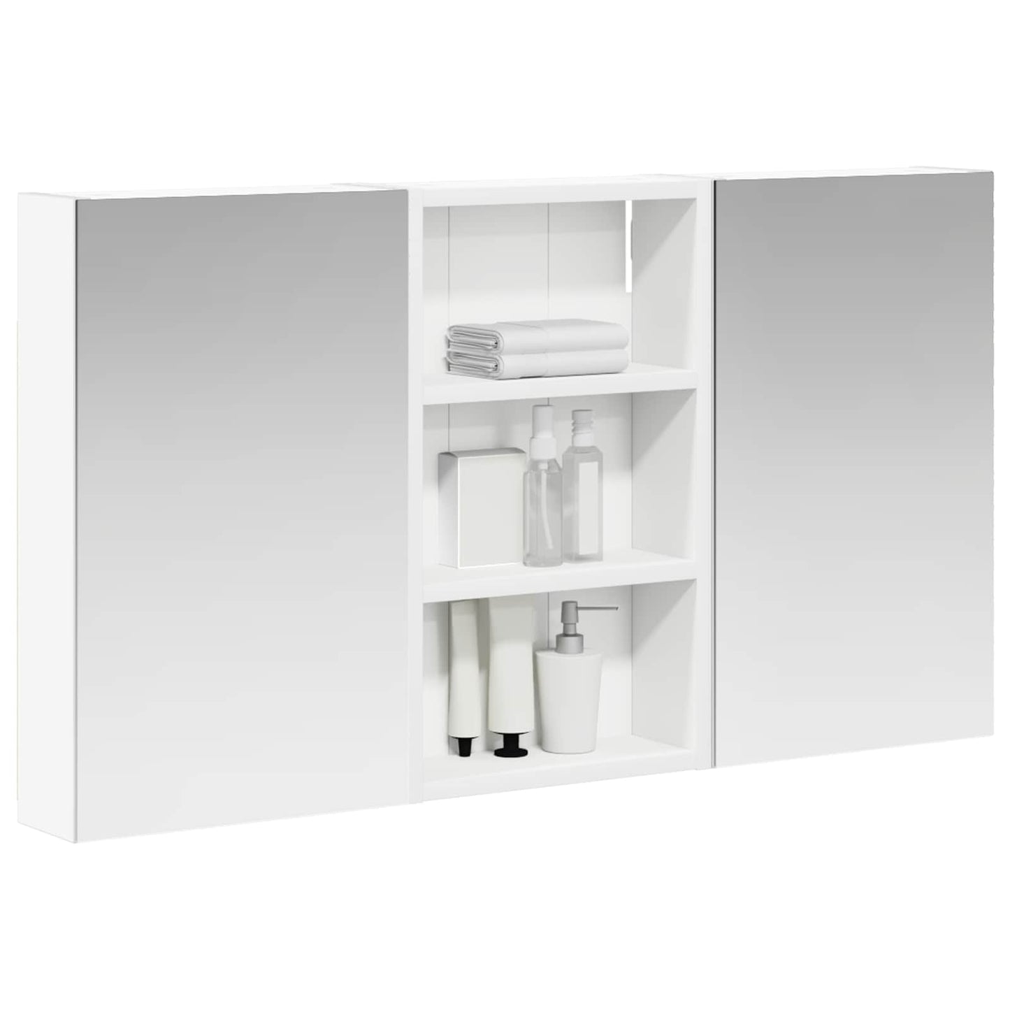 Fürdőszobai Szekrény Szett 3 db 90 x 10,5 x 50 cm Szerelt fa