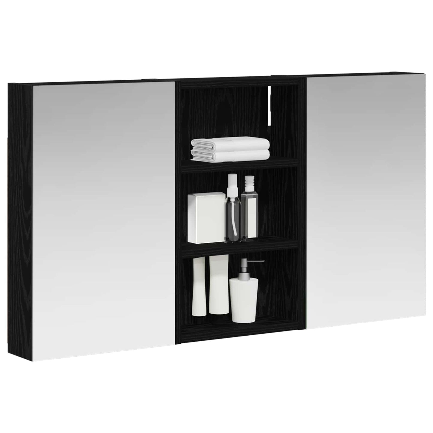 Fürdőszobai Szekrény Szett 3 db 90 x 10,5 x 50 cm Szerelt fa