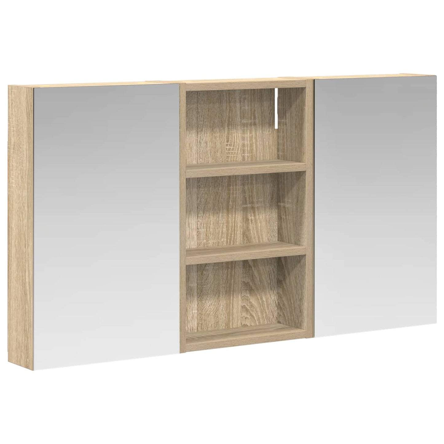 Fürdőszobai Szekrény Szett 3 db 90 x 10,5 x 50 cm Szerelt fa