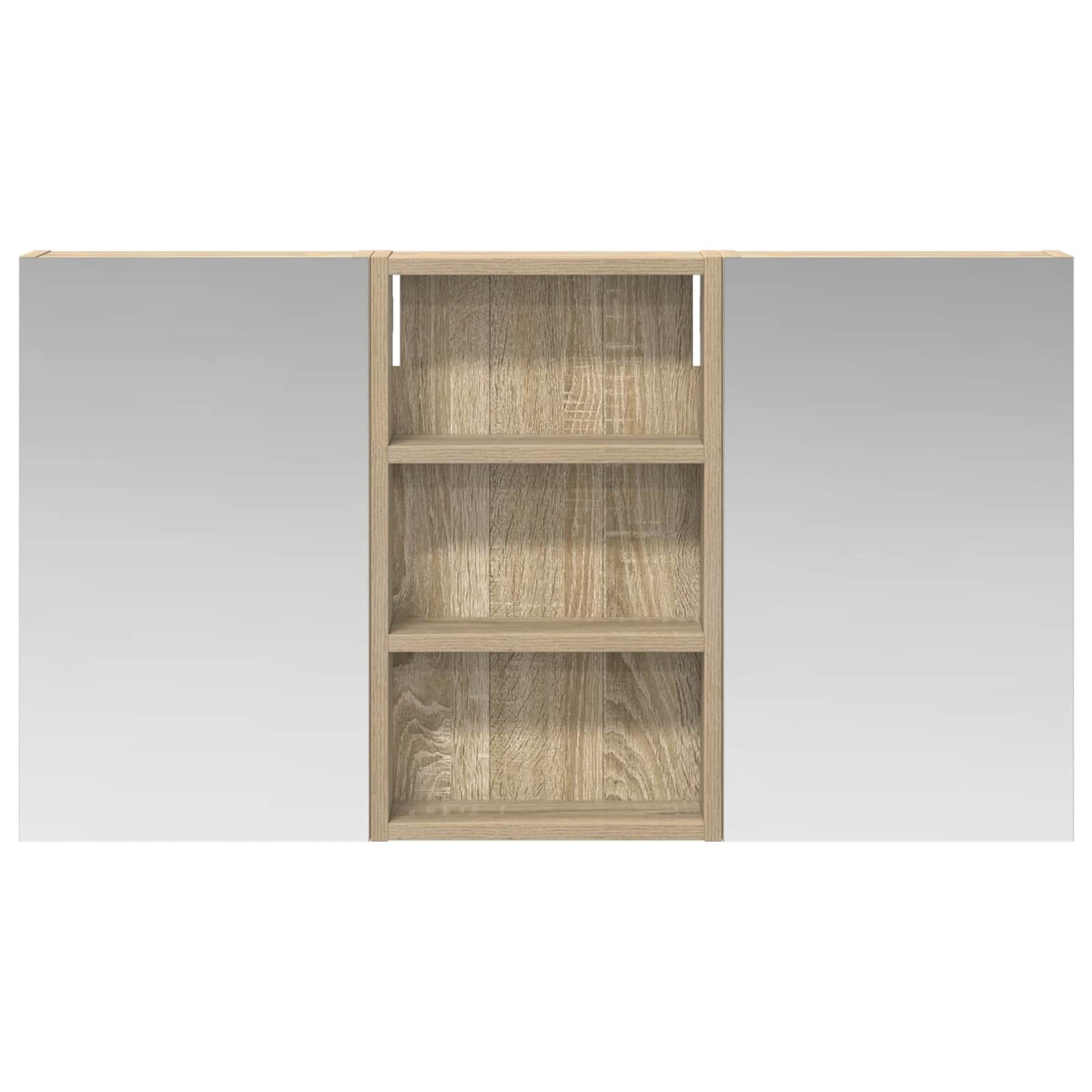 Fürdőszobai Szekrény Szett 3 db 90 x 10,5 x 50 cm Szerelt fa