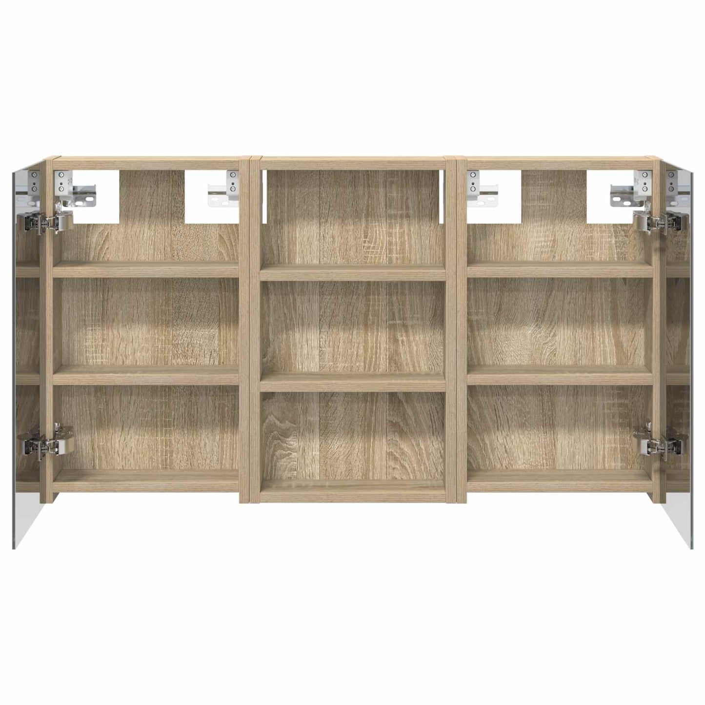 Fürdőszobai Szekrény Szett 3 db 90 x 10,5 x 50 cm Szerelt fa