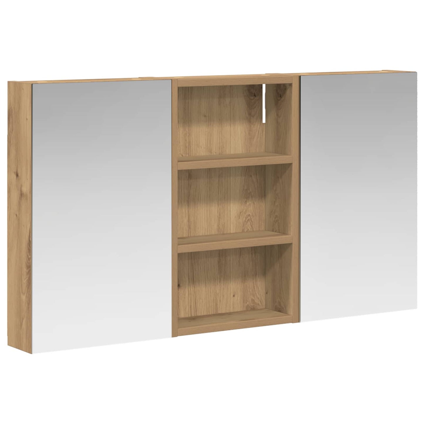 Fürdőszobai Szekrény Szett 3 db 90 x 10,5 x 50 cm Szerelt fa