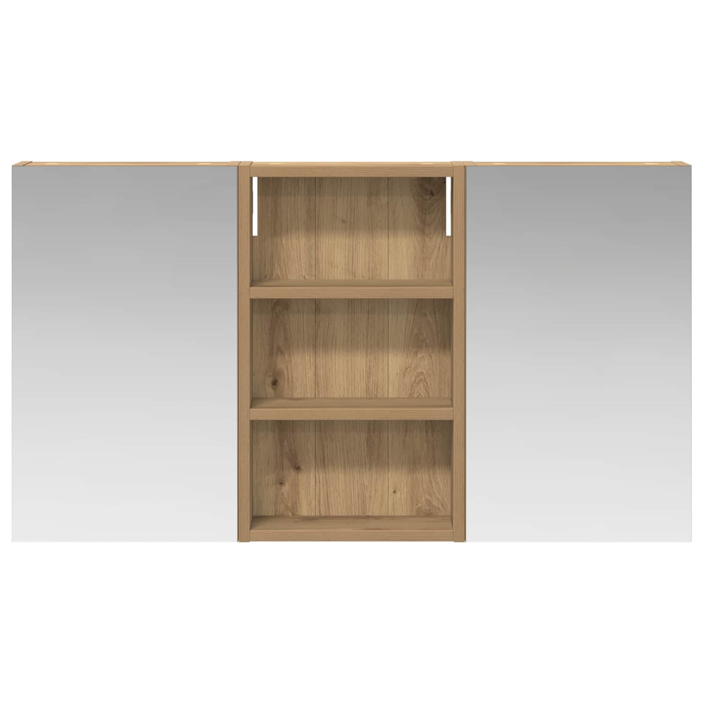 Fürdőszobai Szekrény Szett 3 db 90 x 10,5 x 50 cm Szerelt fa