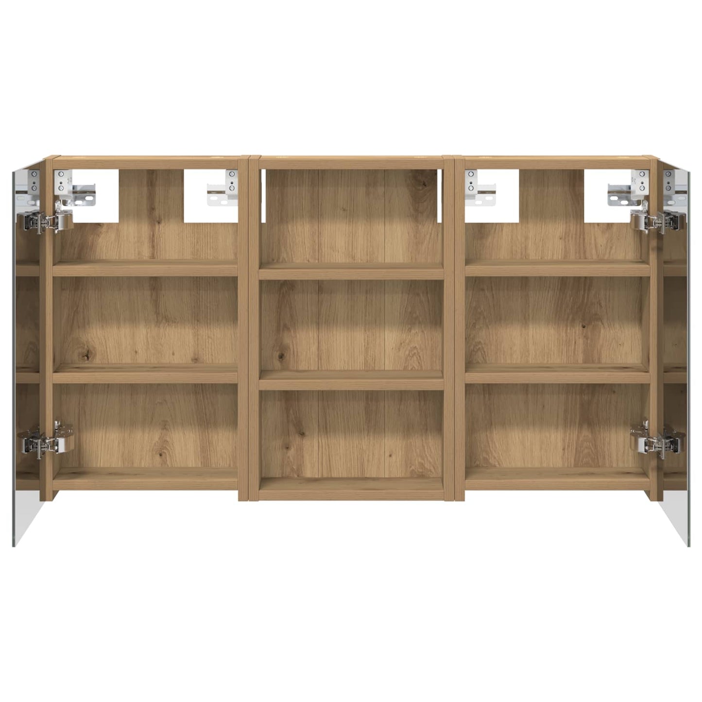 Fürdőszobai Szekrény Szett 3 db 90 x 10,5 x 50 cm Szerelt fa
