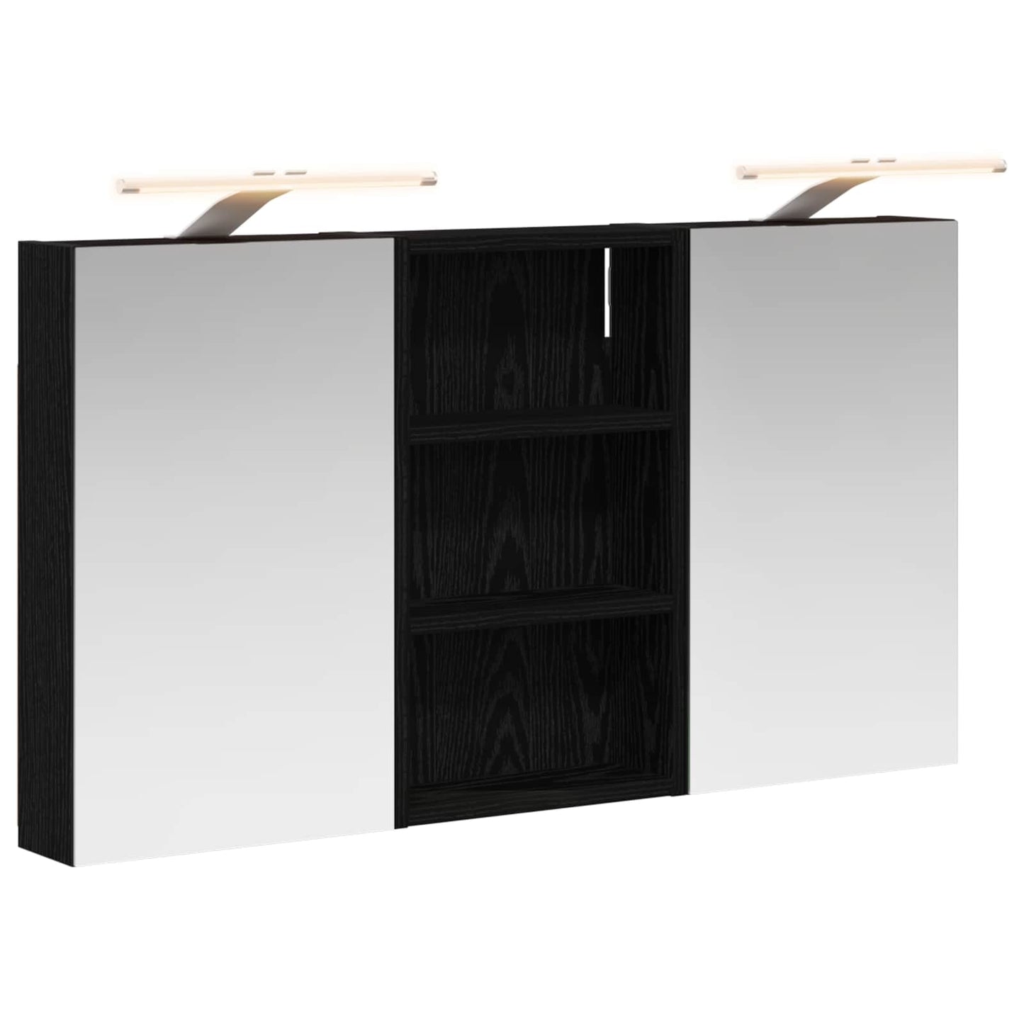 Fürdőszobai Szekrény Szett 3 db 90 x 10,5 x 50 cm Szerelt fa