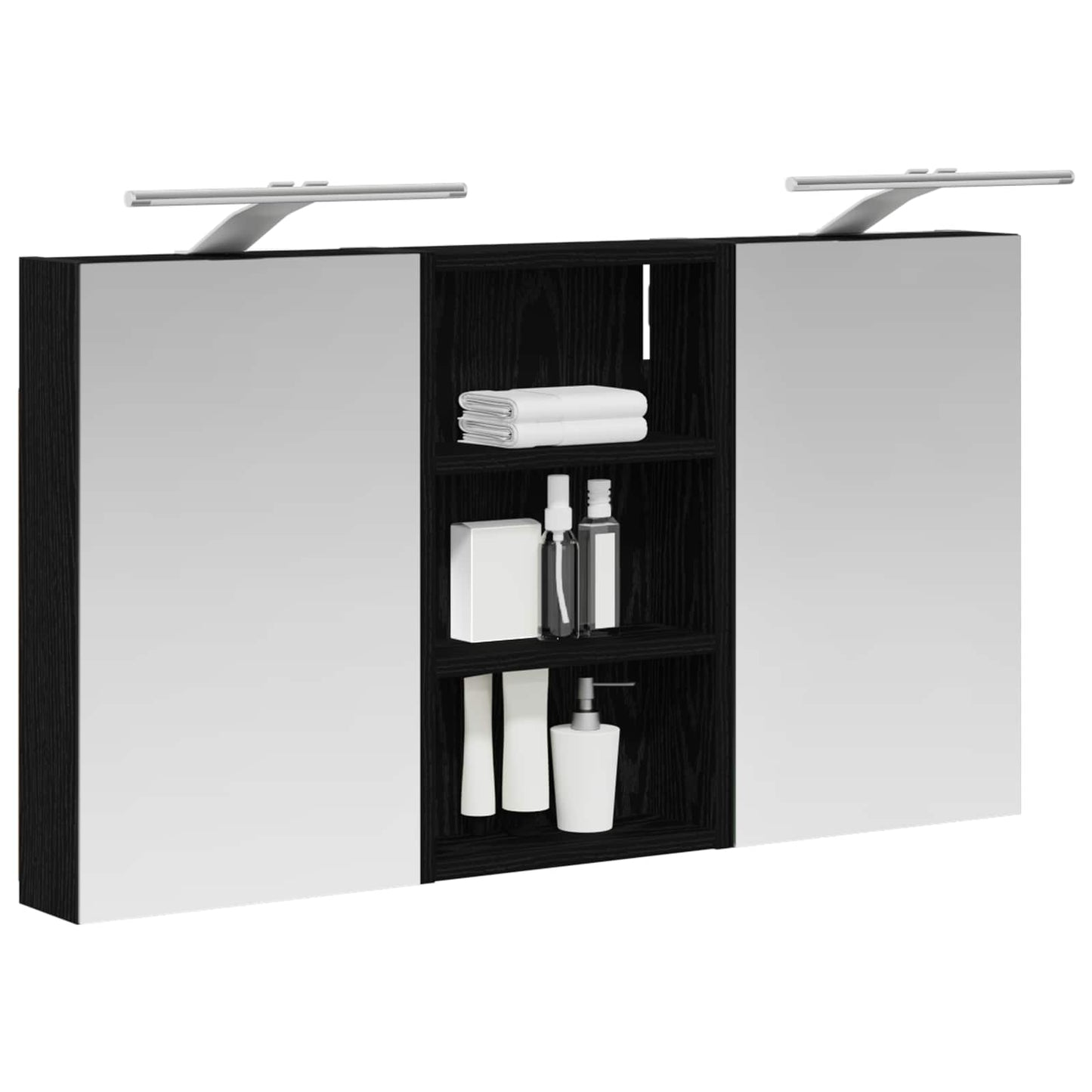 Fürdőszobai Szekrény Szett 3 db 90 x 10,5 x 50 cm Szerelt fa