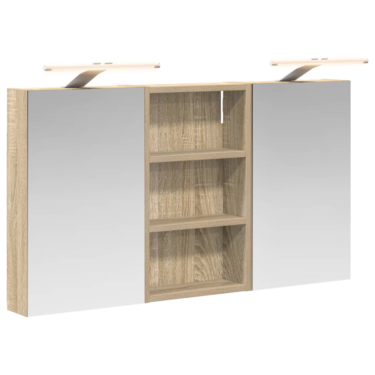 Fürdőszobai Szekrény Szett 3 db 90 x 10,5 x 50 cm Szerelt fa