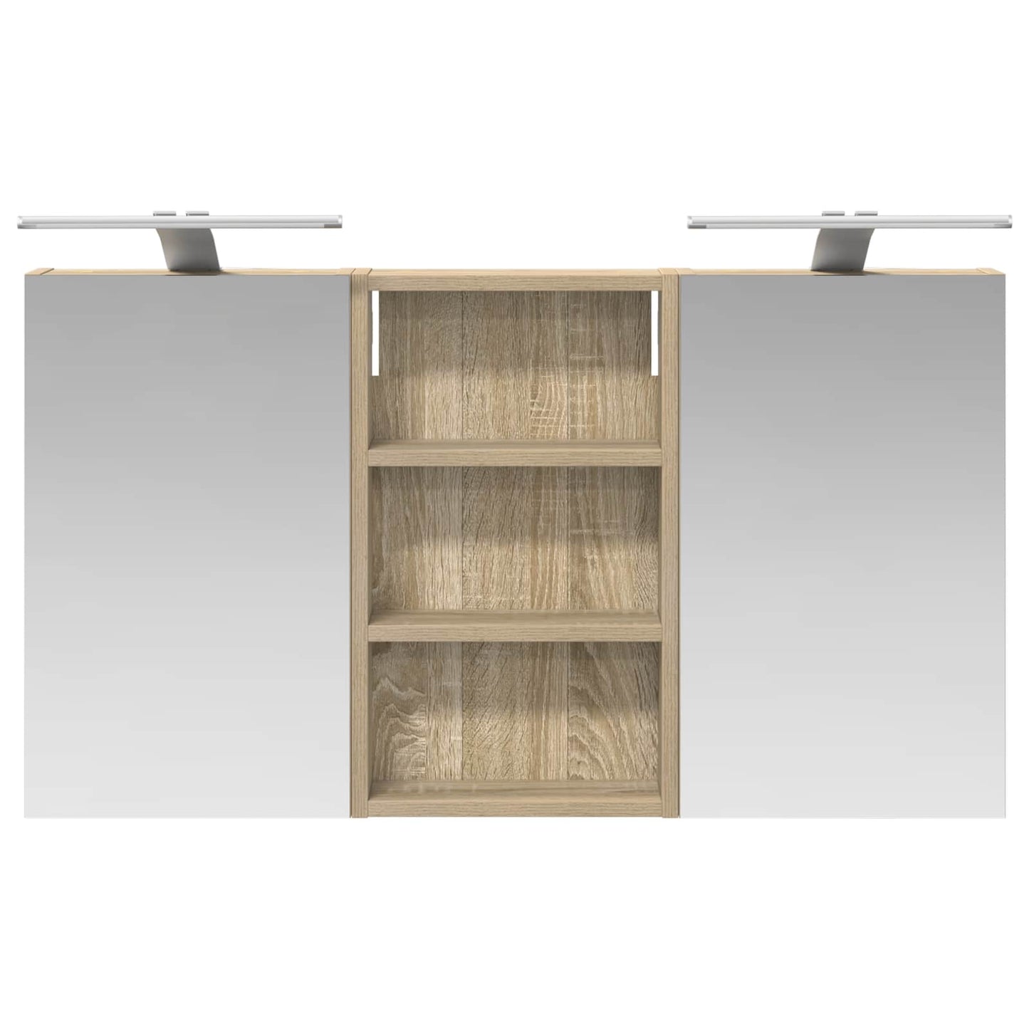 Fürdőszobai Szekrény Szett 3 db 90 x 10,5 x 50 cm Szerelt fa