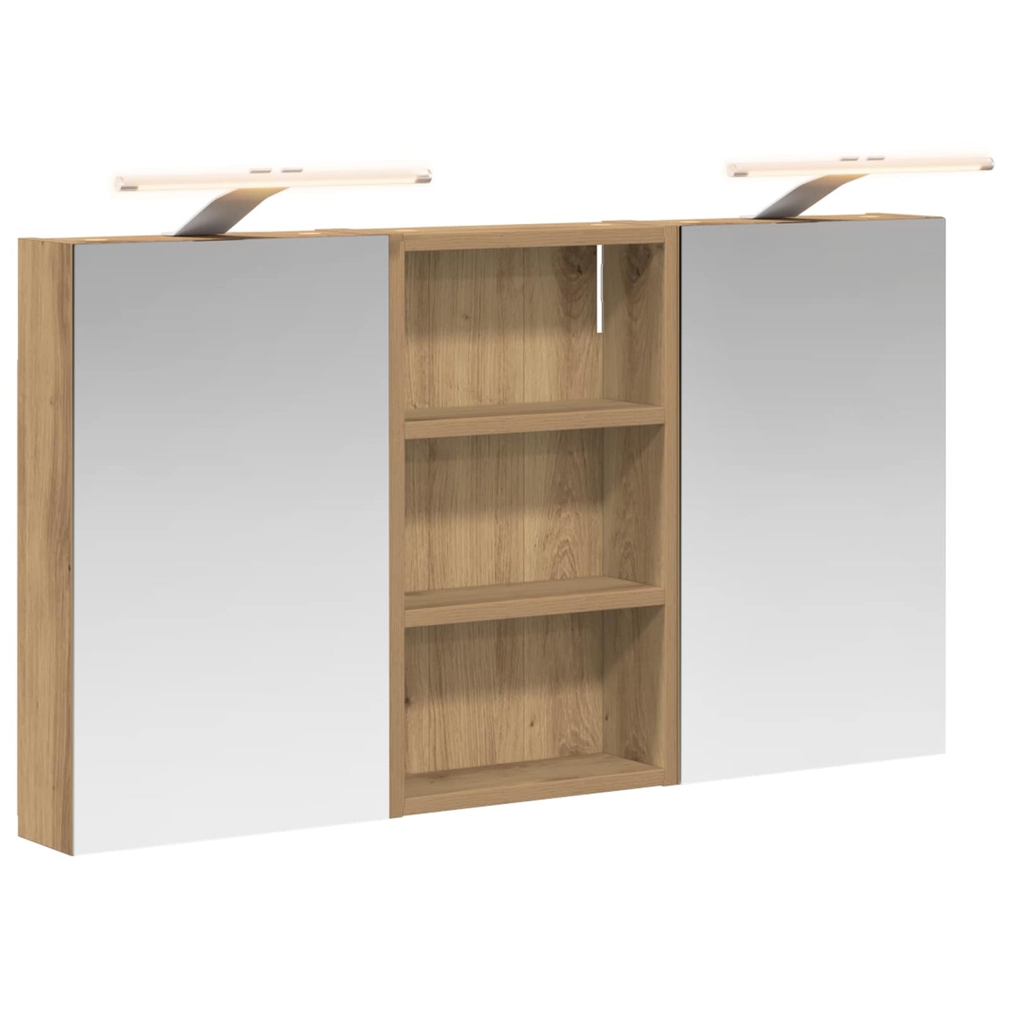 Fürdőszobai Szekrény Szett 3 db 90 x 10,5 x 50 cm Szerelt fa