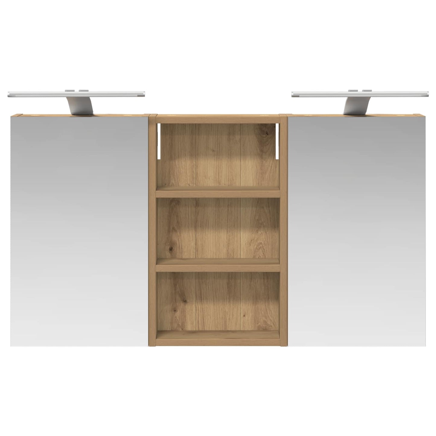 Fürdőszobai Szekrény Szett 3 db 90 x 10,5 x 50 cm Szerelt fa