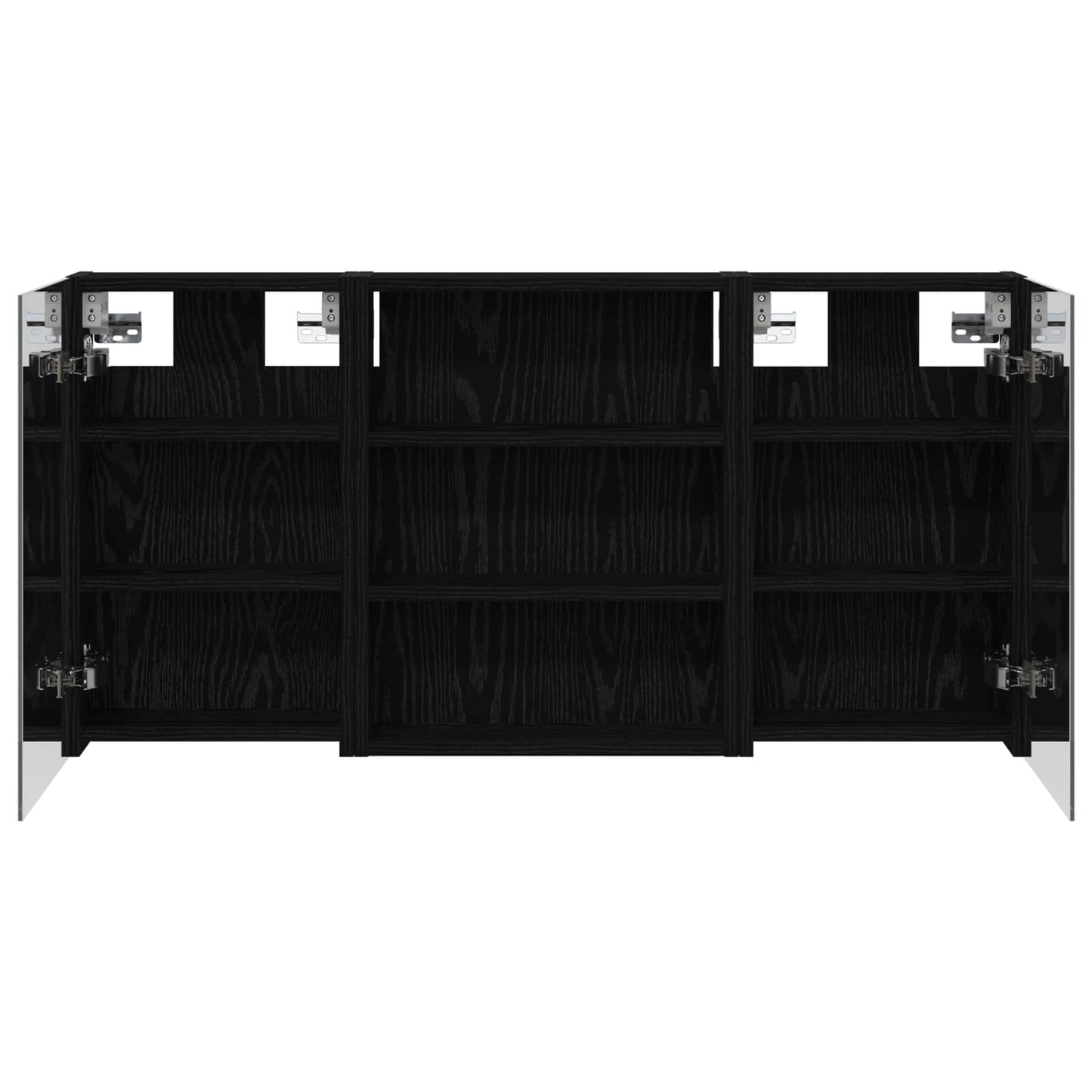 Fürdőszobai Szekrény Szett 3 db 100 x 10,5 x 50 cm Szerelt fa