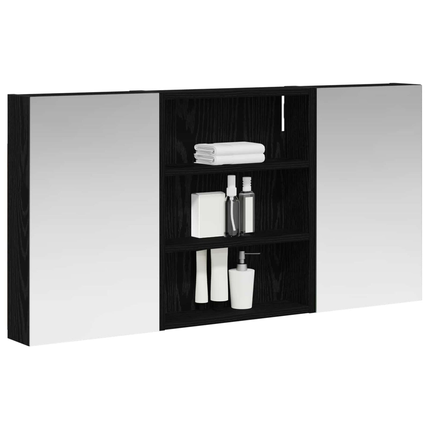 Fürdőszobai Szekrény Szett 3 db 100 x 10,5 x 50 cm Szerelt fa