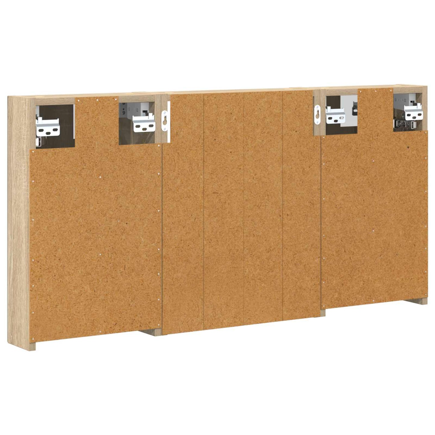 Fürdőszobai Szekrény Szett 3 db 100 x 10,5 x 50 cm Szerelt fa