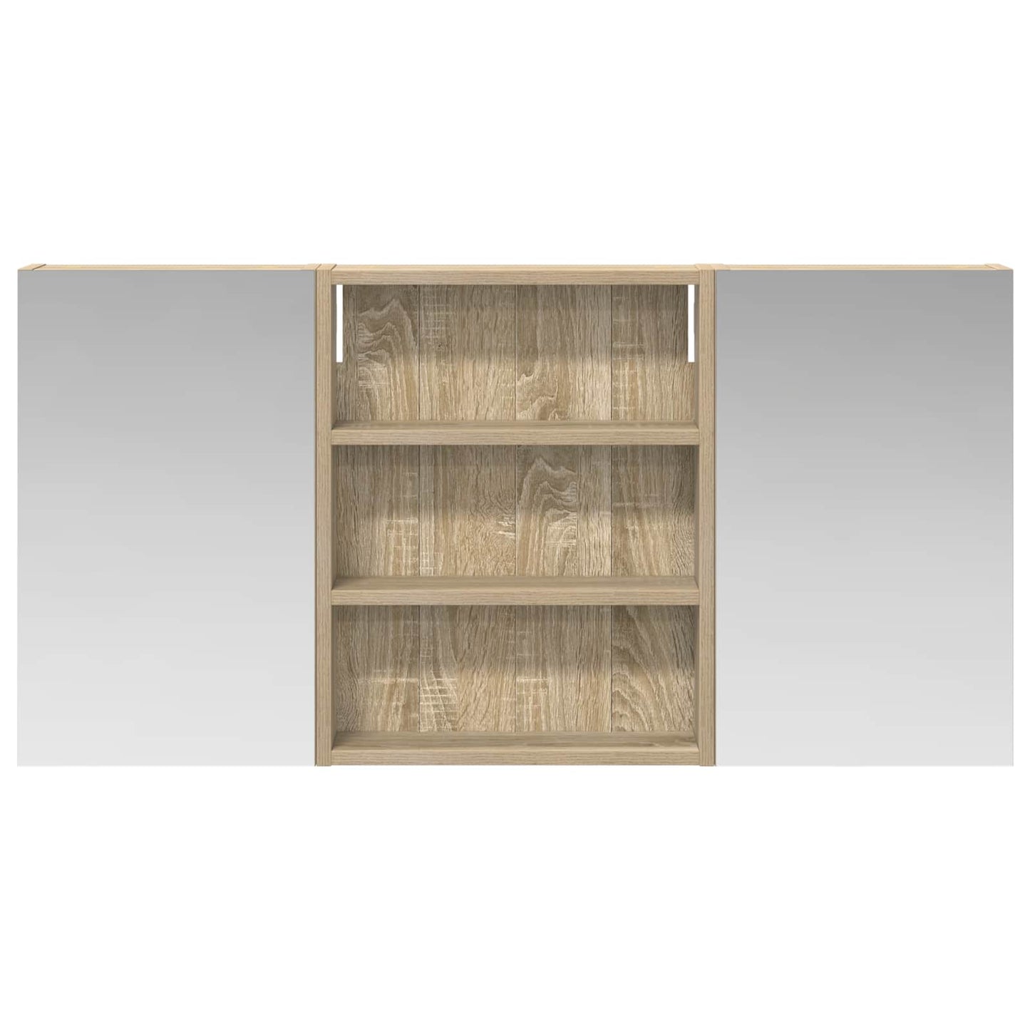 Fürdőszobai Szekrény Szett 3 db 100 x 10,5 x 50 cm Szerelt fa