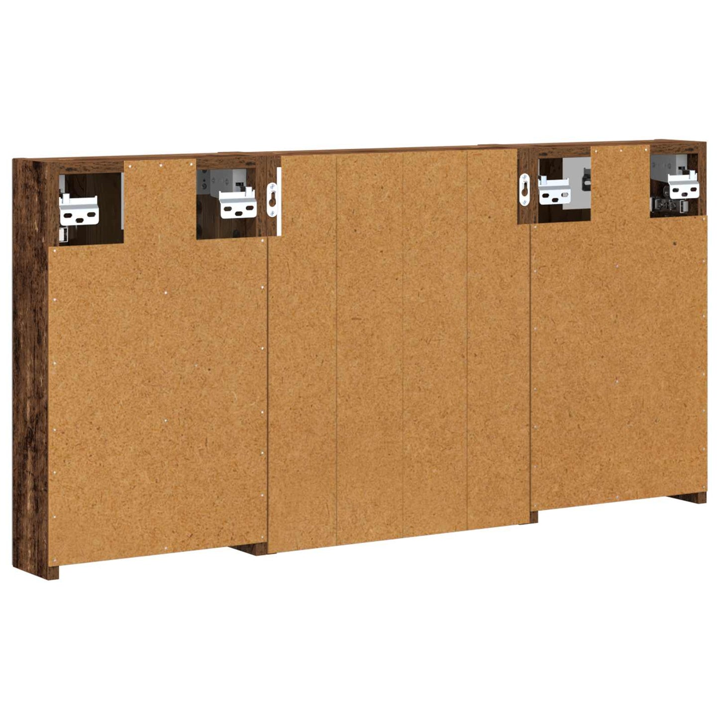 Fürdőszobai Szekrény Szett 3 db 100 x 10,5 x 50 cm Szerelt fa