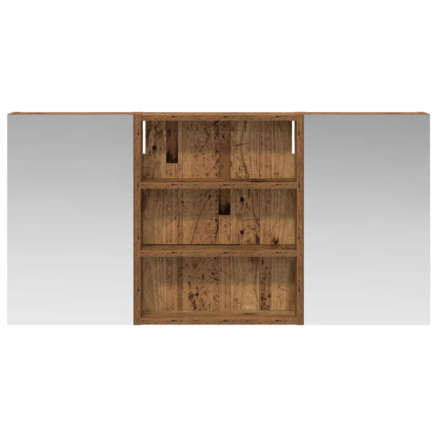 Fürdőszobai Szekrény Szett 3 db 100 x 10,5 x 50 cm Szerelt fa