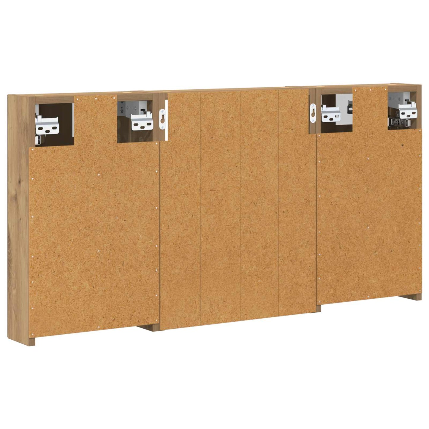 Fürdőszobai Szekrény Szett 3 db 100 x 10,5 x 50 cm Szerelt fa