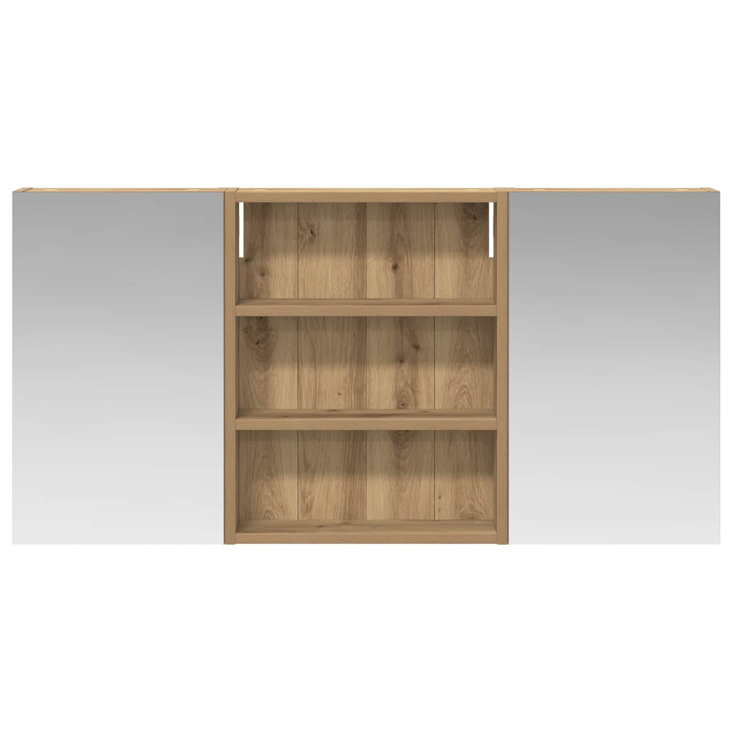Fürdőszobai Szekrény Szett 3 db 100 x 10,5 x 50 cm Szerelt fa