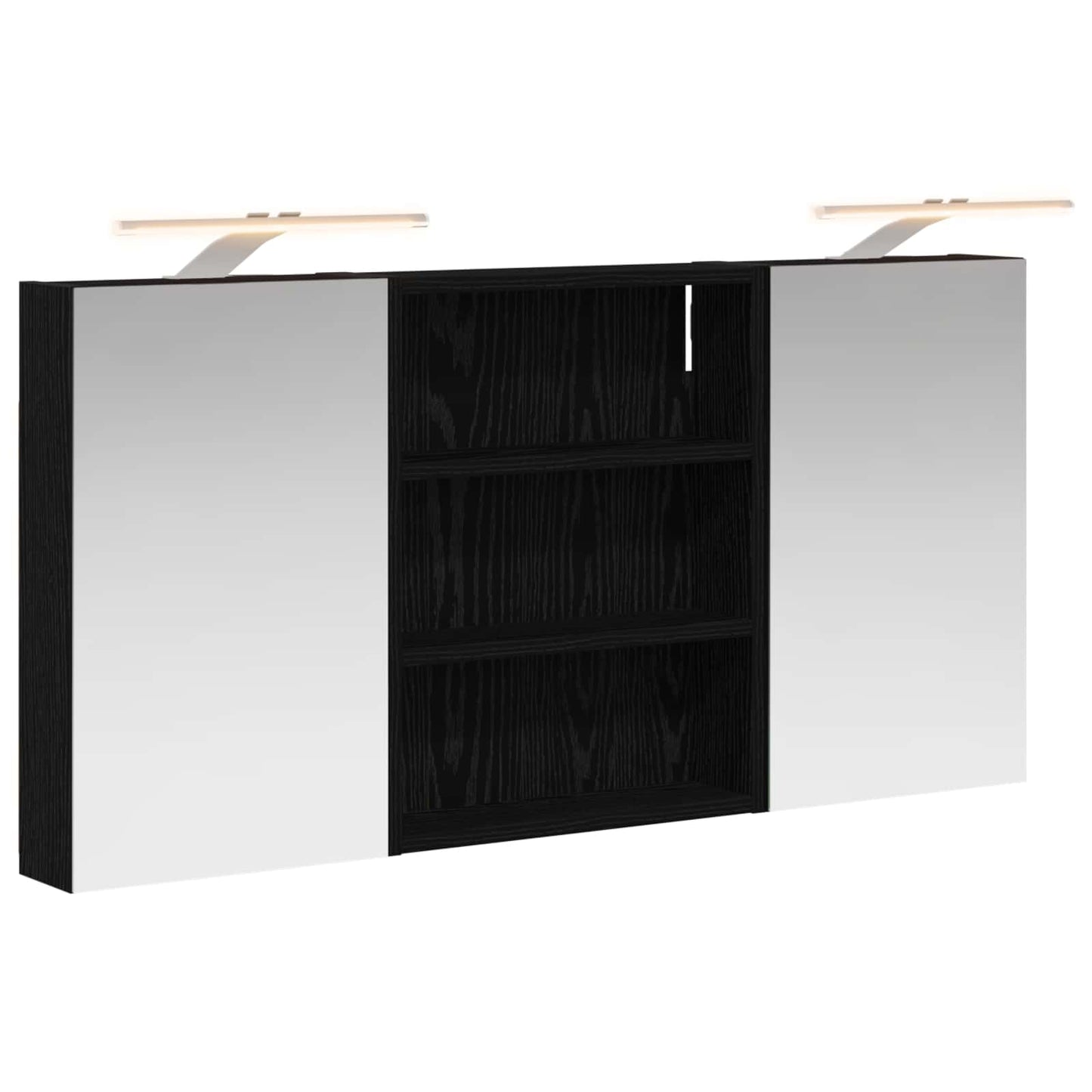 Fürdőszobai Szekrény Szett 3 db 100 x 10,5 x 50 cm Szerelt fa