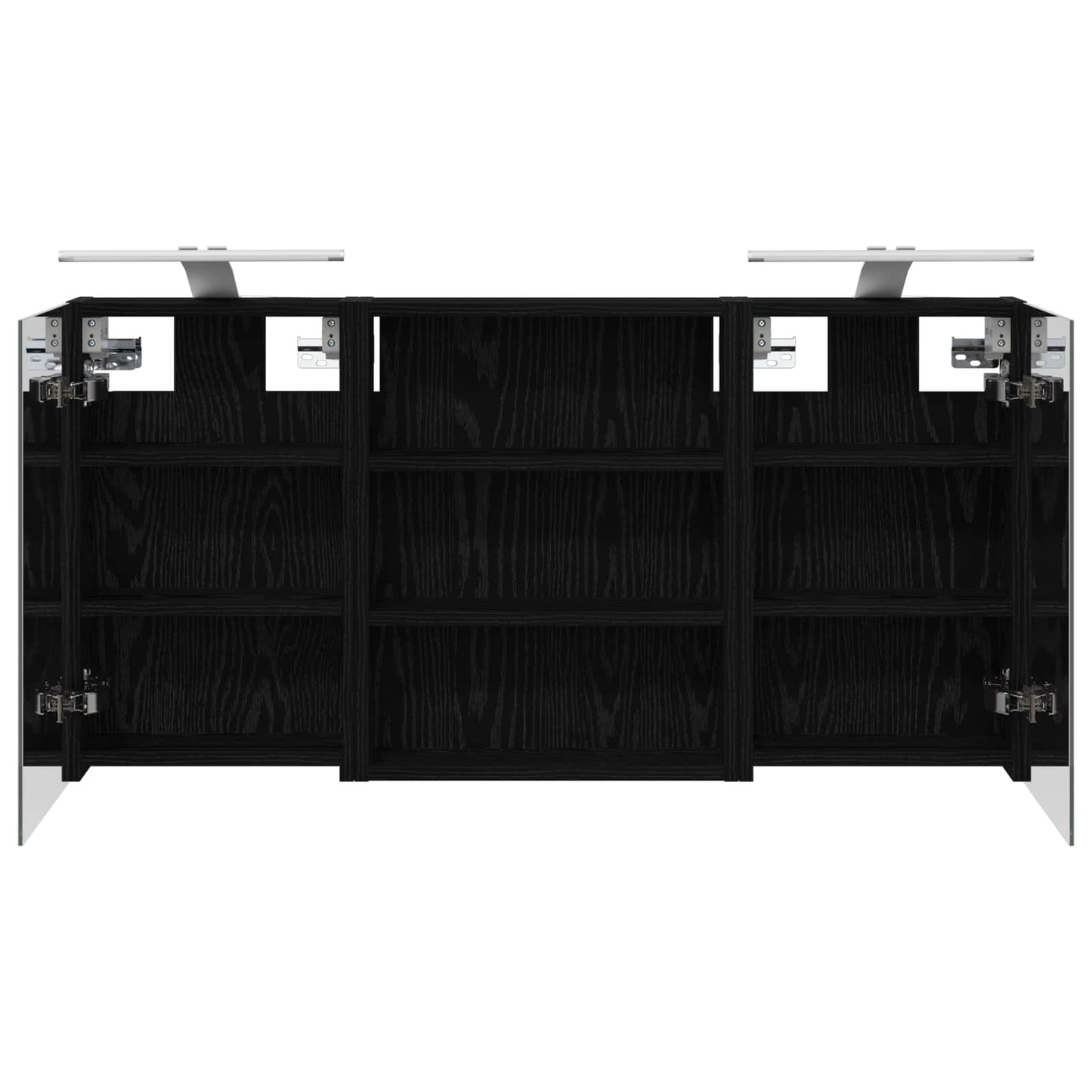 Fürdőszobai Szekrény Szett 3 db 100 x 10,5 x 50 cm Szerelt fa