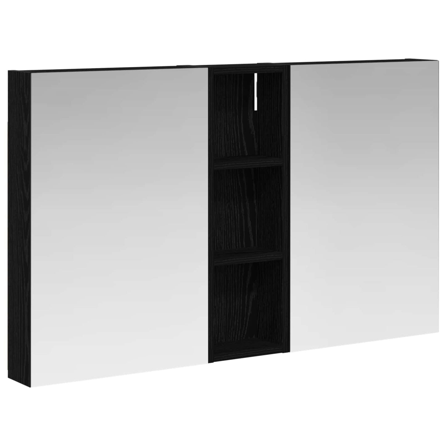 Fürdőszobai Szekrény Szett 3 db 100 x 10,5 x 60,5 cm Szerelt fa