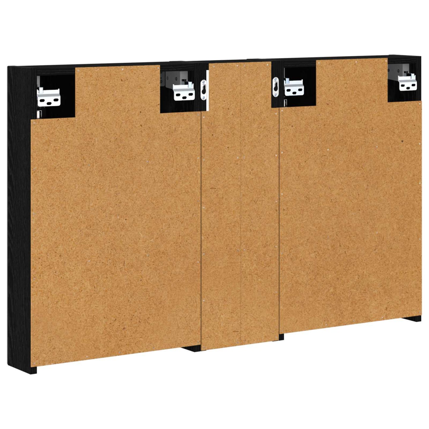Fürdőszobai Szekrény Szett 3 db 100 x 10,5 x 60,5 cm Szerelt fa