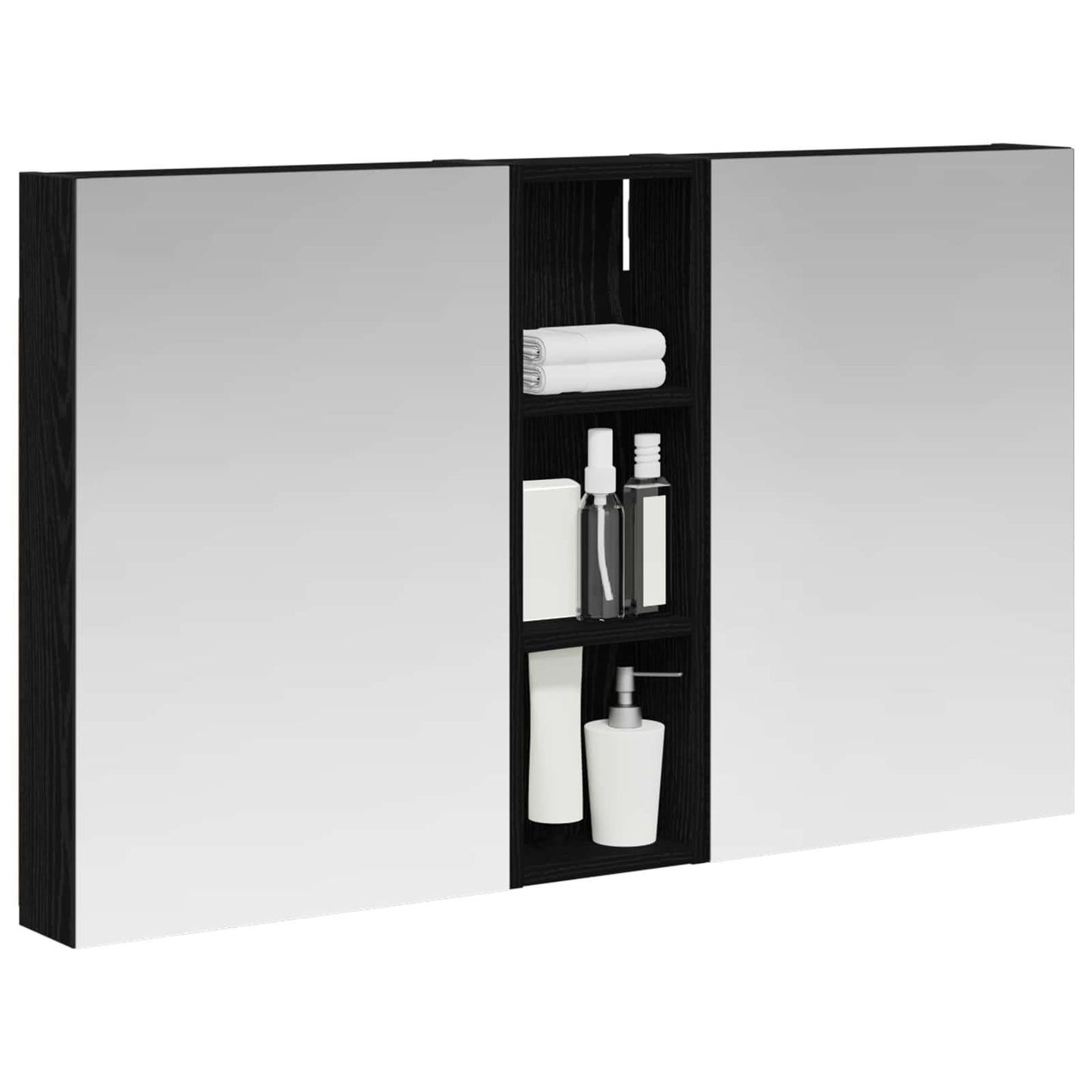 Fürdőszobai Szekrény Szett 3 db 100 x 10,5 x 60,5 cm Szerelt fa