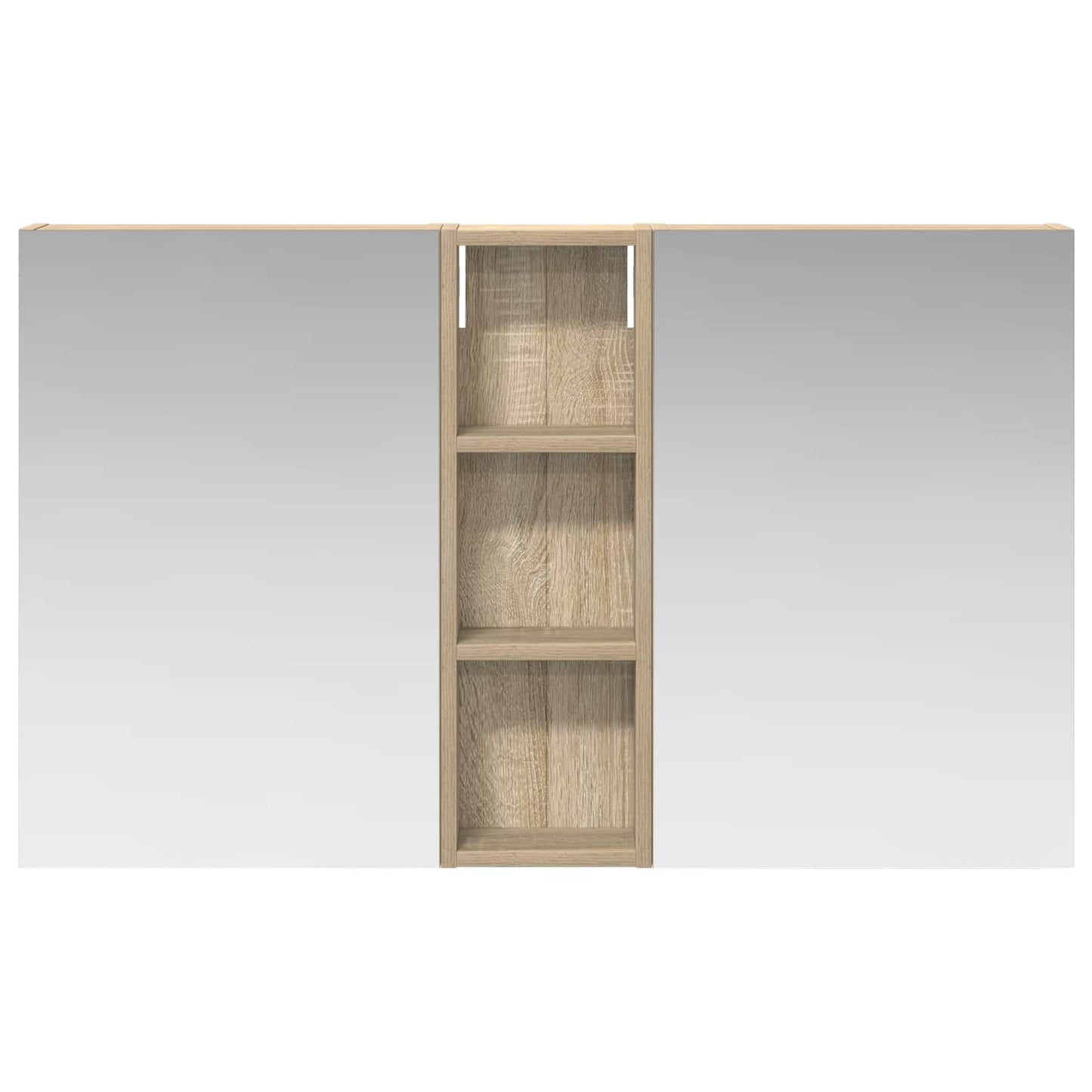 Fürdőszobai Szekrény Szett 3 db 100 x 10,5 x 60,5 cm Szerelt fa