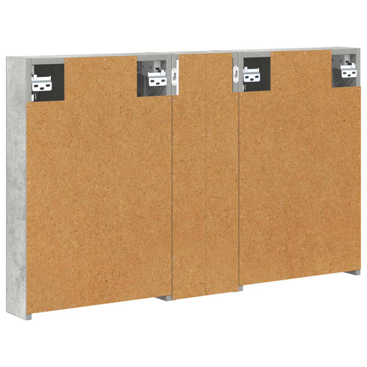 Fürdőszobai Szekrény Szett 3 db 100 x 10,5 x 60,5 cm Szerelt fa