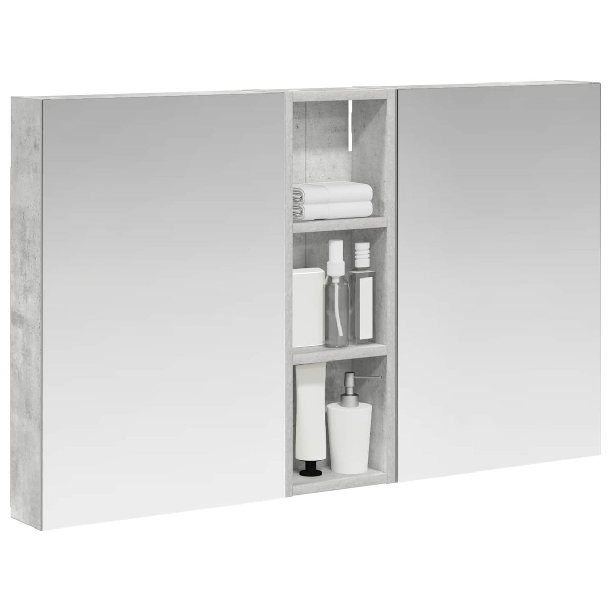 Fürdőszobai Szekrény Szett 3 db 100 x 10,5 x 60,5 cm Szerelt fa