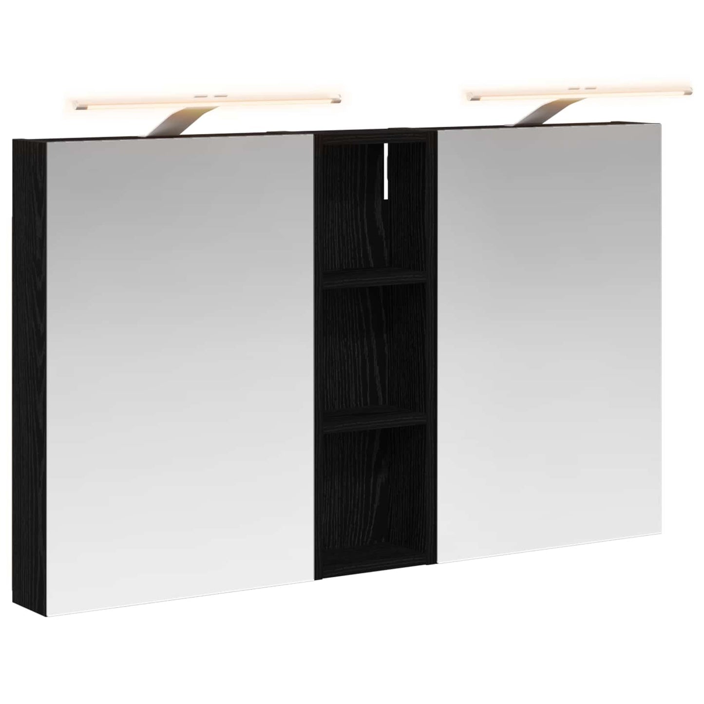 Fürdőszobai Szekrény Szett 3 db 100 x 10,5 x 60,5 cm Szerelt fa