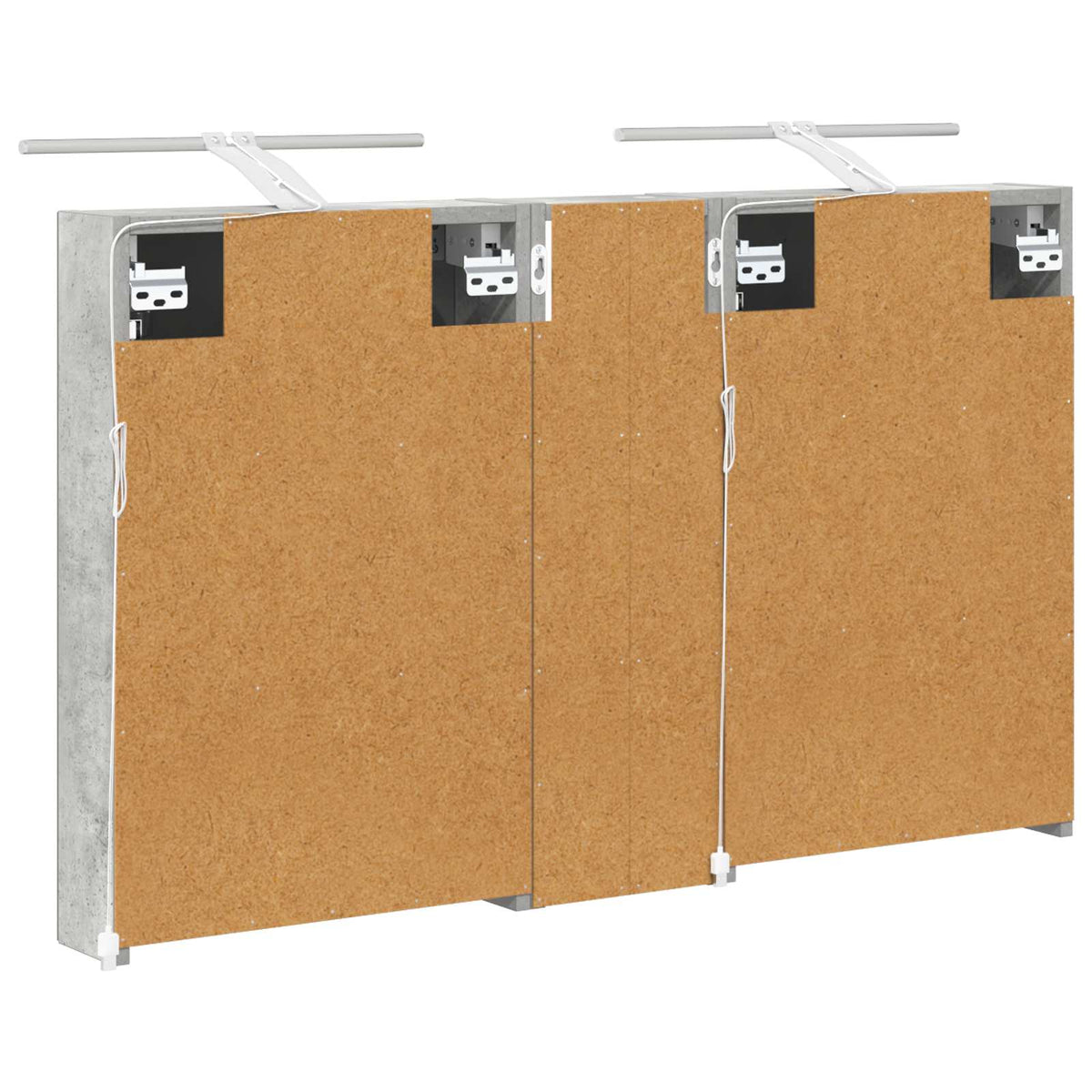 Fürdőszobai Szekrény Szett 3 db 100 x 10,5 x 60,5 cm Szerelt fa
