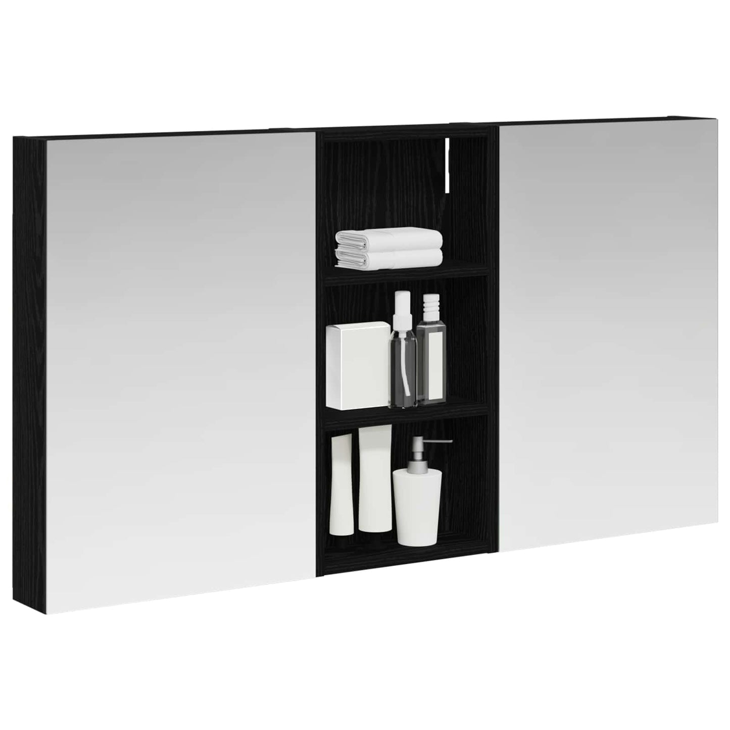 Fürdőszobai Szekrény Szett 3 db 110 x 10,5 x 60,5 cm Szerelt fa