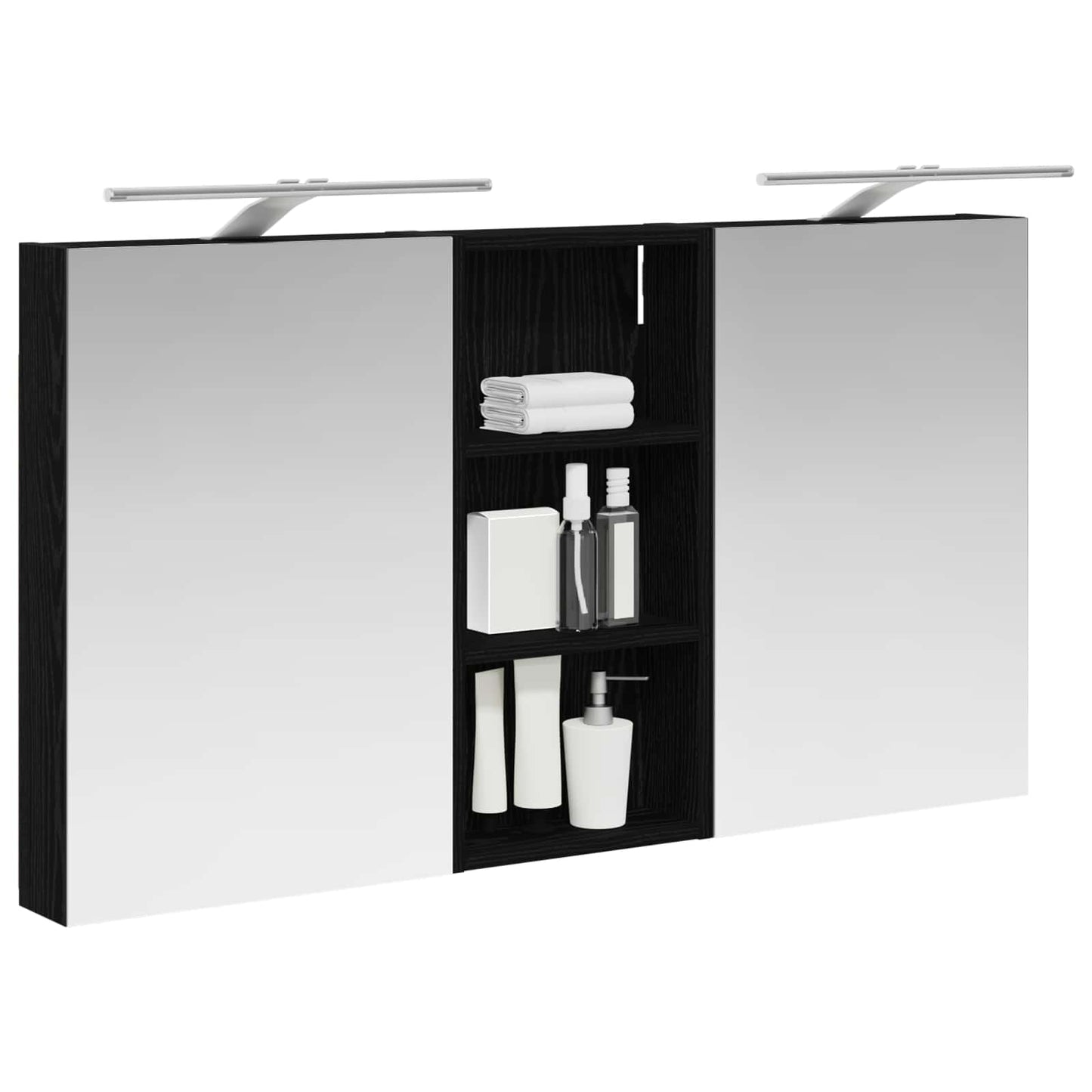 Fürdőszobai Szekrény Szett 3 db 110 x 10,5 x 60,5 cm Szerelt fa