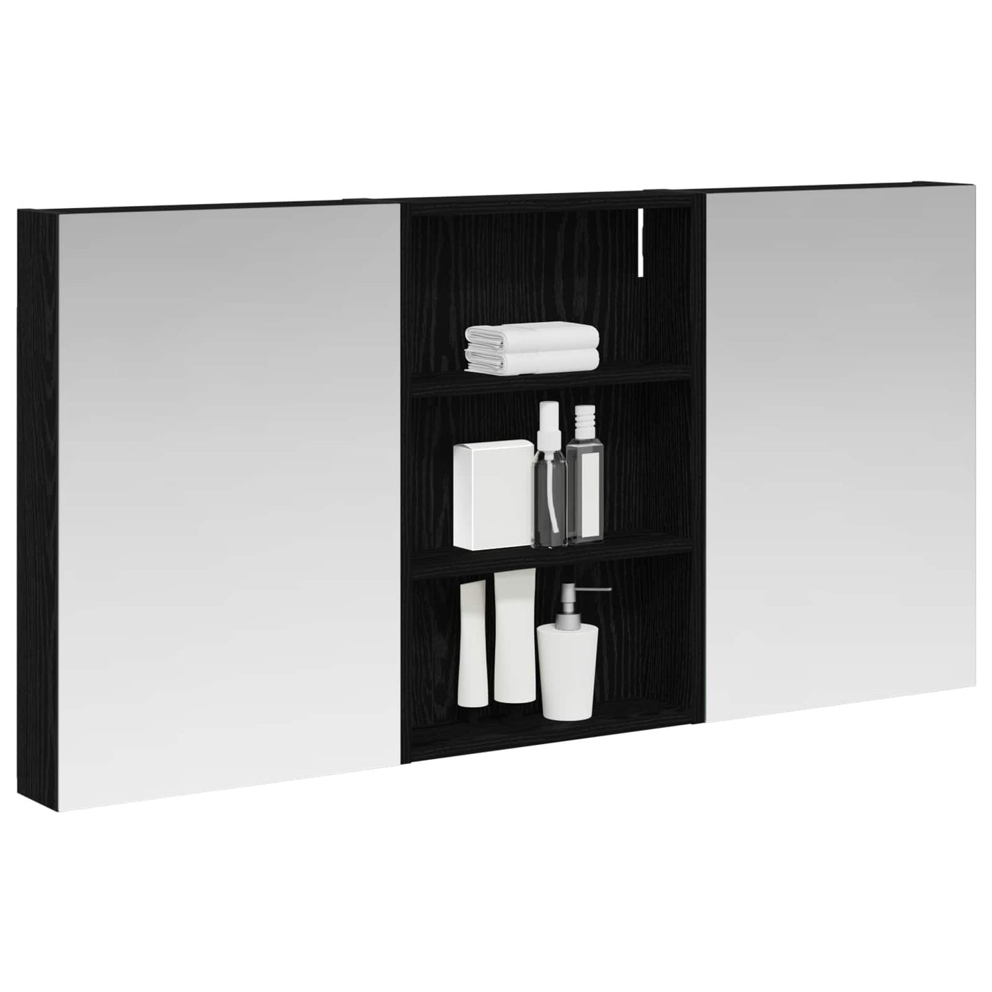 Fürdőszobai Szekrény Szett 3 db 120 x 10,5 x 60,5 cm Szerelt fa