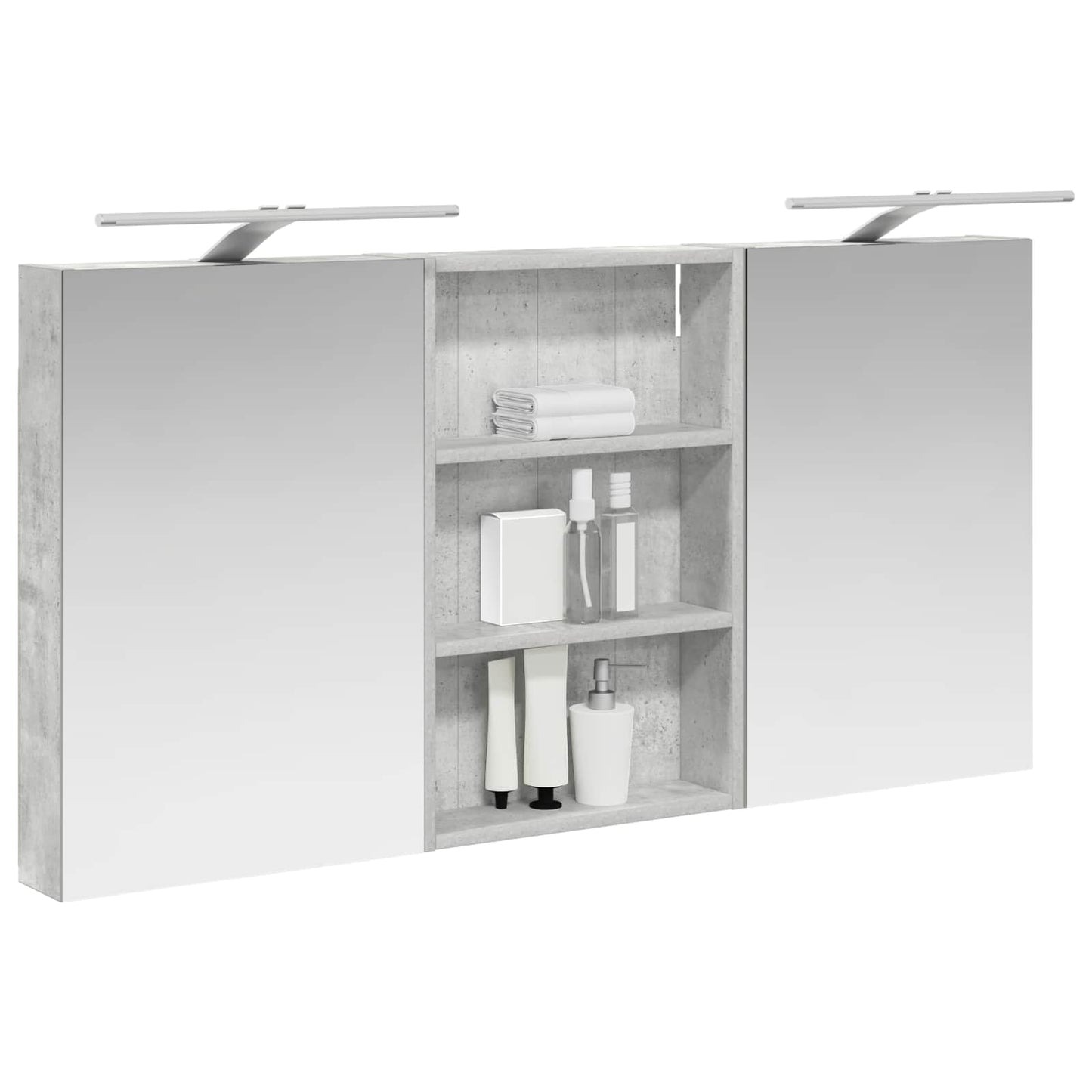 Fürdőszobai Szekrény Szett 3 db 120 x 10,5 x 60,5 cm Szerelt fa
