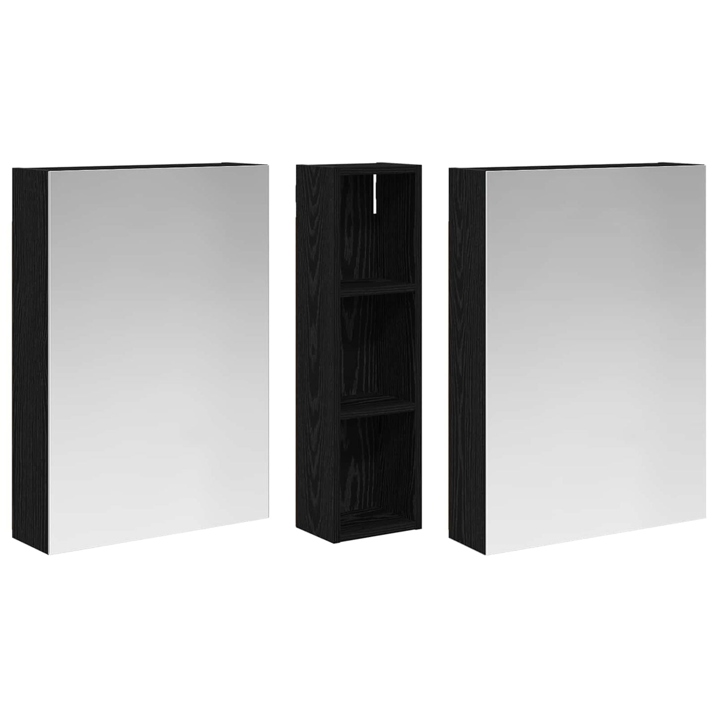 Fürdőszobai Szekrény Szett 3 db 120 x 14,5 x 70 cm Szerelt fa